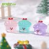 Caixa de Presente de Natal de Novo Produto Transfronteiriço Figurinhas Fofas Acessórios de Decoração DIY para Paisagismo de Jardim Micro Paisagem Pequenos Ornamentos