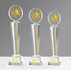 Trofeo de cristal de baloncesto personalizado MVP Competición de juegos infantiles NBA Trofeo de resina creativo Medalla