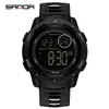 Sanda Comércio Exterior Relógio Popular Masculino Outdoor Camuflado Estilo Militar Tendência Cool Relógio Masculino Despertador Multifunção Relógio Eletrônico