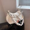 Bolso Popular de Este Año Bolso Nube Plisado Nicho Francés Nuevo para Mujer 2024 Bolso Bandolera de Cadena Versátil de Alta Gama