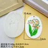 Molde Colgante de Flor de Margarita DIY Velas Hechas a Mano Aromaterapia Yeso Lirio del Valle Mariposa Colgante Orquídea Molde de Silicona