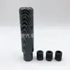 Câmbio de marcha manual modificado para automóveis, padrão fibra de carbono, 9CM13CM18CM, alavanca de câmbio em liga de alumínio