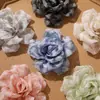 Vibe Fresca e Elegante, Super Delicada Renda com Borda Queimada Camélia DIY Elástico de Cabelo, Acessório de Cabelo, Corda para Rabo de Cavalo, Adorno Floral