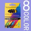 12 24 Estuche de Crayones Pintura para Niños Colorear Crayón Jardín de Infancia Pincel para Graffiti Suministros de Arte para Estudiantes Venta al por Mayor