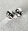 Pendientes Únicos de Corazón de Diseñador con Circonita para Mujer, Pendientes de Aro de Alto Gama Estilo Francés, Clavos de Aguja de Plata, Pendientes Elegantes