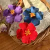 Atmósfera de Principios de Primavera ~ Pinza para el Cabello de Flor de Hibisco Simulada Estilo Dulce de Resort junto al Mar para Mujer Accesorios para el Cabello Bohemios de Frangipani