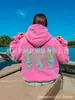 Sudadera con capucha nueva de primavera y otoño, sudadera estampada juvenil moderna, top casual holgado y cómodo, chaqueta juvenil