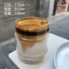 Xícara de Café Estilo Ins, Caneca Suja Retrô, Copo para Cold Brew, Copo de Vidro para Café Americano Gelado, Copo para Flat White, Copo para Latte