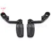 Reposapiés Modificados de Aleación de Aluminio para Motocicleta, Pedales Antideslizantes, Pedales Frontales y Traseros Plegables Fijos para Parachoques, Transfronterizo