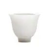 Porcelana de jade helado de alta calidad Dehua porcelana blanca jade de grasa de oveja simple moda china juego de té kung fu taza de té de cerámica regalo