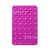 Ventosa de silicona en stock, ventosa de silicona de doble cara, lavable, 40 ventosas de doble cara para teléfono móvil, ventosa antideslizante de doble cara.