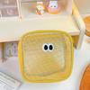 Bolsa de viaje transparente de malla Big Eyes para cosméticos, bolsa de lavado portátil de gran capacidad, bolsa de almacenamiento para artículos de dormitorio, bolsa de cosméticos