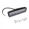 Luz de Trabajo LED para Coche Transfronteriza 3 Pulgadas 6 LED Lente 18W Recta Todoterreno Motocicleta Foco Faro