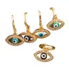 Nuevos pendientes de ojo de diablo personalizados de venta caliente transfronteriza para mujer, moda simple, pendientes de ojos malignos, venta al por mayor, ventas directas