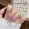 Adesivos Populares de Unhas Artísticas de Tulipa para a Primavera de 2025 Gelatina Tridimensional Adesivos com Cola Atrás Acessórios de Unhas Estilo Irmã Real Fada