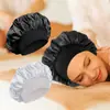 Comércio Exterior Transfronteiriço da Amazon Lenço de cabeça de aba larga alta elasticidade Touca de beleza Touca de banho Touca para cuidados com o cabelo Touca de dormir de cetim feminina