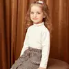 Camiseta Térmica Clásica de Felpa Cepillada Invierno para Niños y Niñas, Suéter de Manga Larga para Bebés y Niños Pequeños