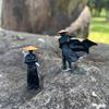 Figuritas en miniatura de héroes y heroínas de estilo antiguo para paisajes en miniatura, rocallas y decoración de bonsái