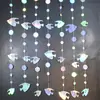 Guirnalda de Peces del Océano de Amazon Decoraciones Colgantes Suministros para Fiesta de Cumpleaños Tienda Accesorios para Bodas Banderas Colgantes Iridiscentes