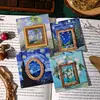 Marcador de Página Metálico Vazado de Pintura a Óleo de Van Gogh Clipe de Página de Pintura a Óleo de Monet Marcador de Página de Pintura Mundialmente Famosa Prêmio Estudantil
