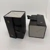 Estuche Plegable Multifuncional para Gafas al por Mayor Caja de Regalo de Cuero para Joyería Caja de Almacenamiento Pu Colgable Plegable Estuche de Gafas de Múltiples Eslabones