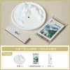 Incensário Sunshine Golden Mountain para Mesa de Casa, Bandeja de Incenso Criativa para Sala de Estudo, Sala de Chá, Pequeno Ornamento Inspirado em Zen