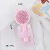 Peine Espejo Doble Cara Color Caramelo Creativo Venta al por Mayor Espejo de Mano Exquisito de Alto Valor Peine Personalizado Cuidado Uso en Casa Maquillaje Retoque