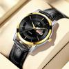 Reloj para hombre con doble calendario Xiyin TEMU, trémolo, manecilla rápida, con una generación de comercio exterior, resistente al agua, reloj de moda simple