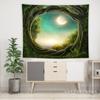 Pano suspenso simples moderno pano de fundo pano quarto aluguel casa renovação floresta cenário Internet celebridade fundo pano de parede pano decorativo