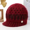 Nueva colección de invierno: Gorros tejidos forrados de polar, cálidos, diseñados para proteger los oídos y mantener el calor, para mujeres de mediana edad y mayores