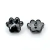 Pendientes de Titanio F136 Negro Plateado Lazo Estrella de Cinco Puntas Garra de Gato G23 Aleación de Titanio Joyería para Perforación Accesorios de Tachuela para Hueso de la Oreja