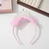 Presilha de Cabelo Doce Coreana de Malha Bolha Nuvem Inverno Decoração de Pena Feita à Mão Elegante e Mais Fácil para Combinar Estilo Cabelos Quebradiços
