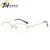 Armazones de Lentes Metálicos con Patillas Metálicas Semi-Rimless No Magnéticos para Hombre, Armazones para Lentes de Miopía, Armazones de Lentes 7792 Mayoreo