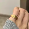 Anillo Cola de Estrella Cepillada para Mujer, Anillo de Estrella de Seis Puntas Tallada Bucci Estilo Antiguo Italiano, Anillo de Estrella de Seis Puntas de Una Pieza Envío Directo