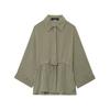 Comércio Exterior Transfronteiriço Roupas Femininas Outono 2025 Estilo Europeu e Americano Conjunto de Camisa com Cordão Solta + Calça Casual para Mulheres D6243833
