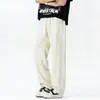 Pantalones de Seda de Hielo para Hombre Verano Nuevo Estilo Transpirables para Correr Pierna Recta Largos Pantalones Juveniles Deportivos Fitness Pantalones Casuales para Hombre