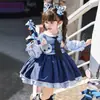 Vestido de Cosplay de Conejito Policía Niña Pequeña Bebé Lolita Falda de Dibujos Animados Verano Niños Dibujos Animados Princesa
