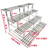 Soporte de Flores para Balcón de Acero Inoxidable, Estante de Piso de Hierro Forjado Estilo Escalera para Plantas Suculentas de Múltiples Niveles, Almacenamiento para Sala de Estar, Soporte Decorativo para Macetas de Exterior