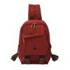 Bolso bandolera cruzado simple y versátil para el pecho, mochila de gran capacidad estilo coreano para deportes al aire libre, bolso casual de moda para hombre