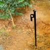 Outdoor arrojado alongado camping 30cm terra unha dossel barraca camping aço terra unha praia acampamento terra unha