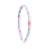 Diadema Europea y Americana para el Día de Pascua Linda Estampilla de Cabello Estampada con Estrellas de Cinco Puntas para Niños Conjunto Simple de Tela de 1 cm Accesorios para el Cabello Diadema