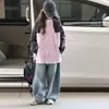 Trench Coat Feminino Outono 2026 Novo Estilo Roupas de Outono para Meninas Grandes com Capuz Corta-vento Longo Emagrecedor Infantil de Outono