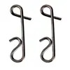 Equipo de Pesca en Mar Accesorios Pequeños Suministros de Pesca Acero Inoxidable Fuerte Conector Rápido Conexión de Anzuelo Enrollador de Línea Pin