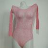 Roupas Íntimas Sexy de Peça Única com Malha Furada Jacquard Nova e Quente Transfronteiriça Roupas de Peça Única com Malha Furada Roupas Sexy de Malha