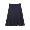 Comércio exterior roupa feminina atacado terno temperamento mistura de lã casaco trespassado capa conjunto saia outono e inverno