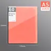 Jerry a5 Libro de Información Carpeta Transparente Multicapa de Hojas Sueltas pp Carpeta para Colección de Documentos de Examen de Certificado de Estudiante Impresión de Archivo