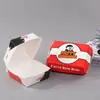 Caja de almuerzo desechable para pollo frito para llevar al por mayor a prueba de aceite engrosada sin descuento cartón de embalaje para comida rápida logo