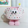 Cesta de Armazenamento de Monstro de Pés Grandes Desenho Animado, Caixa de Lanches para Arranjo de Flores, Cesta Abraço Dopamina da Moda, Cesta de Organização Trançada