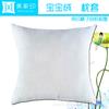 Almohada de peluche cuadrada corta para bebé, funda de almohada de gamuza de estudio, funda de almohada de transferencia de calor por sublimación, al por mayor 40*40