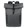 Mochila Transfronteiriça Masculina Grande Capacidade Roll-Top para Laptop Mochila de Negócios de Alta Qualidade para Estudante Universitário Deslocamento